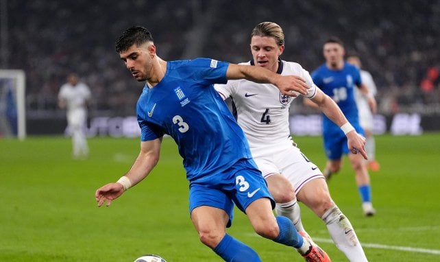 Konstantinos Koulierakis im Spiel gegen England