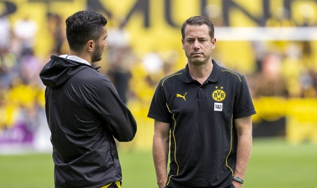 Lars Ricken an der Seite vom Chefcoach Nuri Sahin