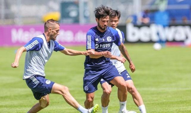 Danny Latza & Dominick Drexler im Outfit des FC Schalke 04