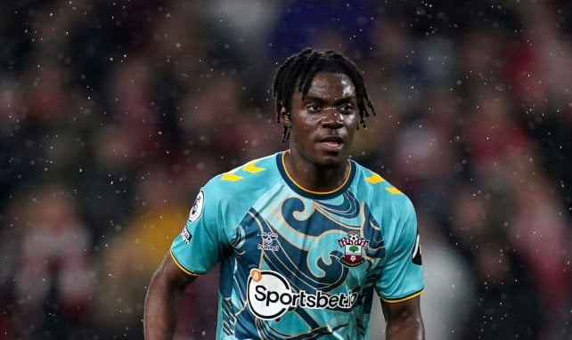 Roméo Lavia im Trikot vom FC Southampton