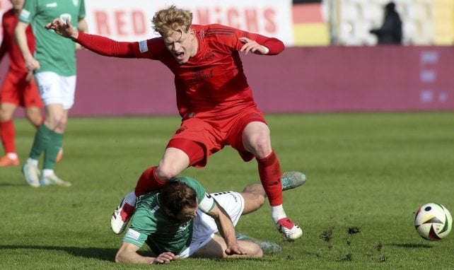 Lennard Becker im Einsatz für Bayern II