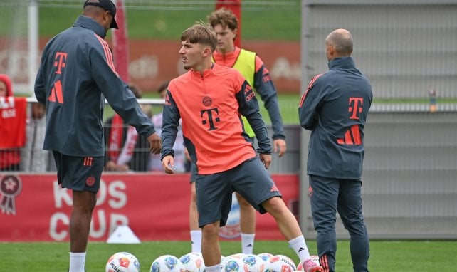 Lennart Karl im Bayern-Training