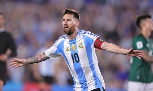 Leo Messi im Trikot der argentinischen Nationalmannschaft