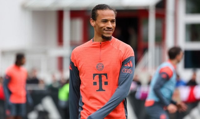 Leroy Sané beim Training