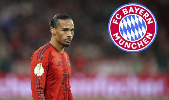 Leroy Sane mit Bayern-Trrikot