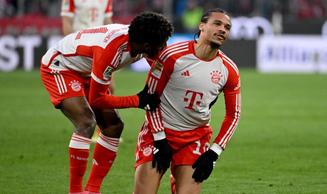 Leroy Sané (r.) und Kingsley Coman 