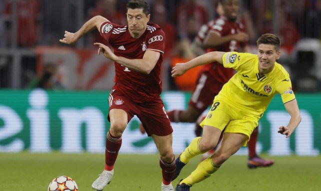 Robert Lewandowski im Spiel gegen Villarreal