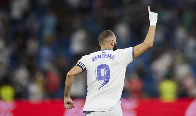 Karim Benzema bejubelt einen Treffer