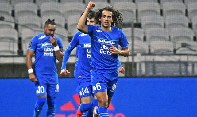 Mattéo Guendouzi jubelt im OM-Trikot