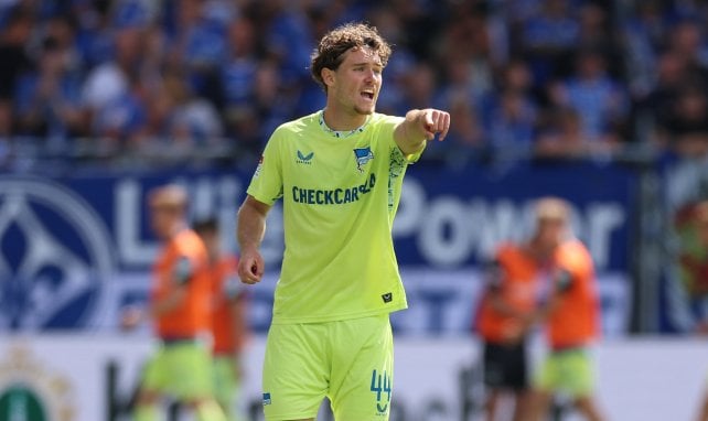 Linus Gechter für die Hertha im Einsatz