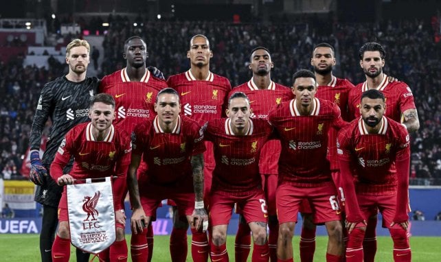 Das Team des FC Liverpool in der Saison 24/25