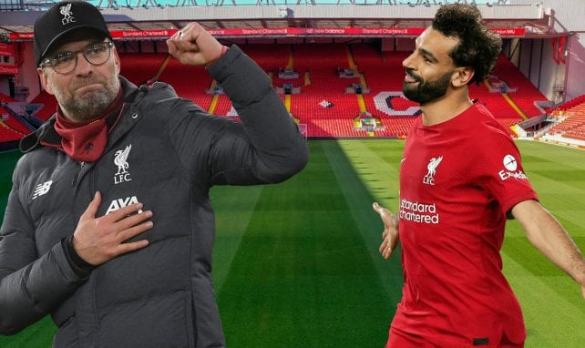 Jürgen Klopp und Mohamed Salah