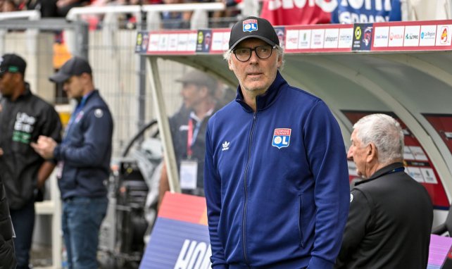 Laurent Blanc als Trainer von Olympique Lyon