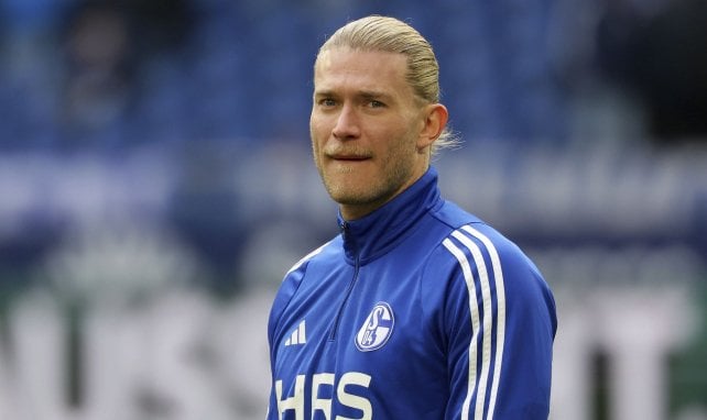 Loris Karius im Schalke-Trainingsanzug