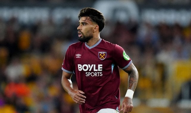 Lucas Paquetá in Aktion für West Ham United
