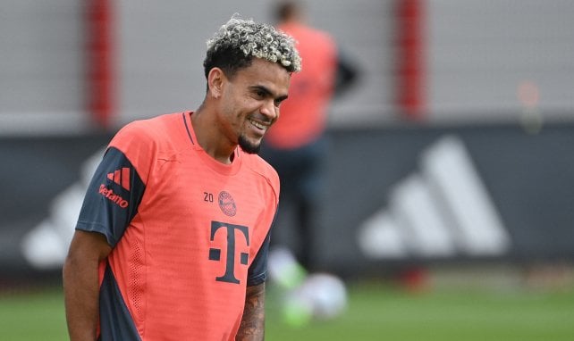 Luis Díaz im Training des FC Bayern