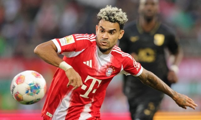 Luis Díaz für die Bayern im Einsatz