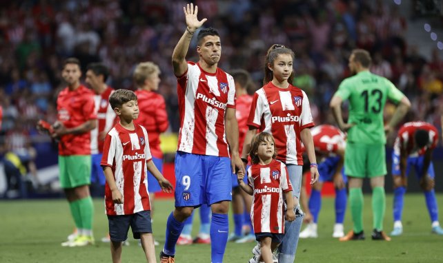 Luis Suárez wird bei Atlético Madrid verabschiedet
