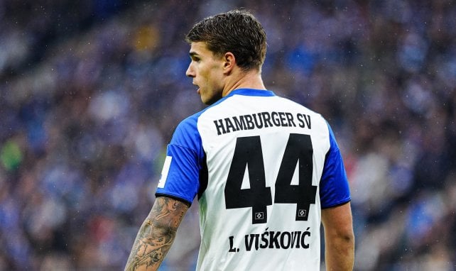 Luka Vuskovic trägt die Rückennummer 44 beim HSV