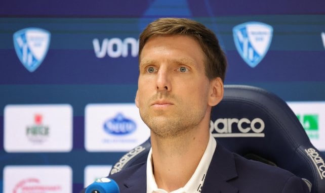 Andreas Luthe auf der PK