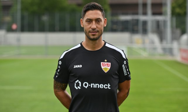 Malik Fathi im VfB-Dress