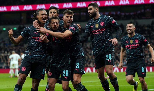 Manchester City beim Torjubel