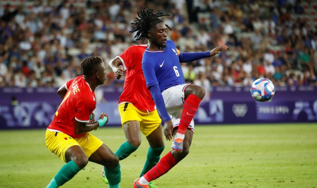 Manu Koné im Einsatz bei den Olympischen Spielen in Paris