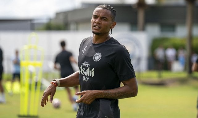 Manuel Akanji im Training von Manchester City