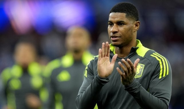 Marcus Rashford klatscht in die Hände