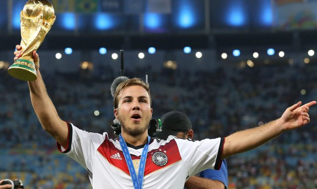 Mario Götze bejubelt den WM-Titel 2014