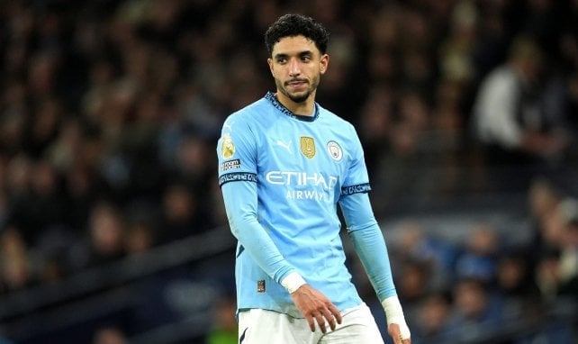 Marmoush im Trikot von Manchester City