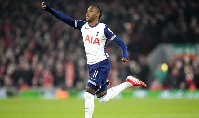 Mathys Tel im Spurs-Trikot