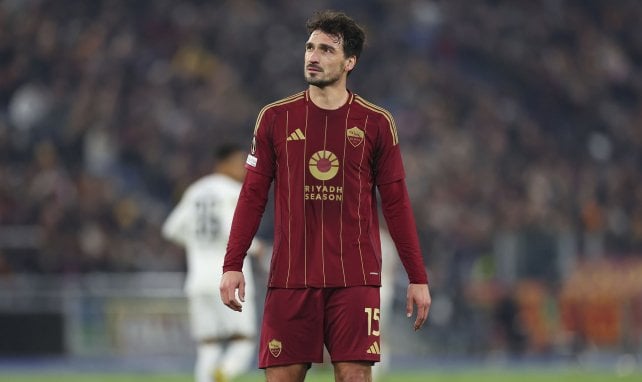 Mats Hummels bei einem seiner seltenen Auftritte im Roma-Trikot