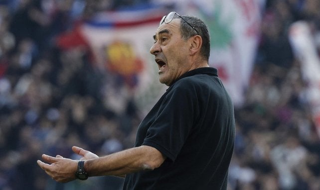 Maurizio Sarri an der Seitenlinie