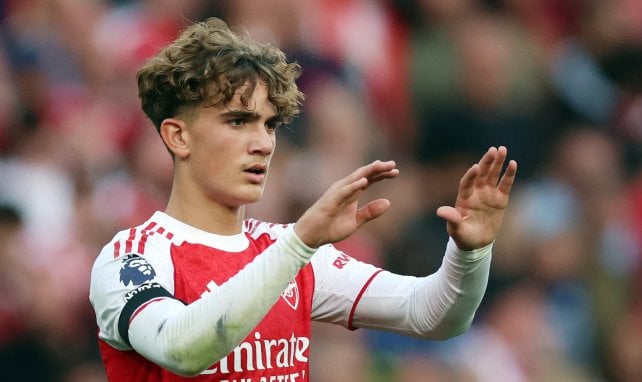 Max Dowman im Trikot des FC Arsenal