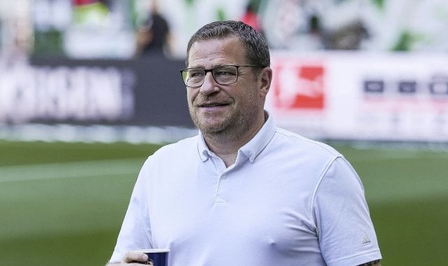 Max Eberl an der Seitenlinie