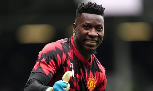 André Onana beim Warmup