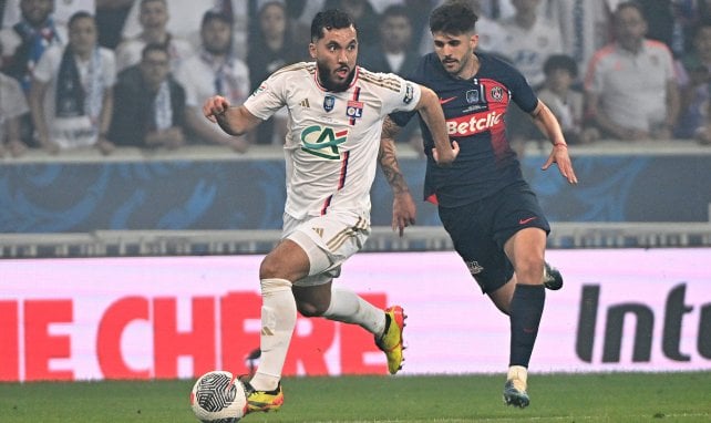 Rayan Cherki im Pokalfinale gegen PSG