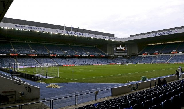 Das Ibrox-Stadium der Glasgow Rangers