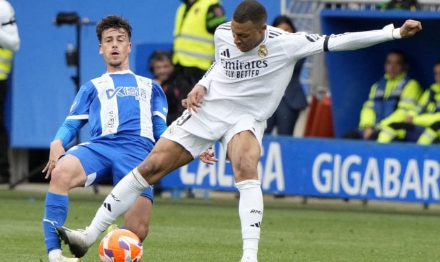 Kylian Mbappé in Aktion