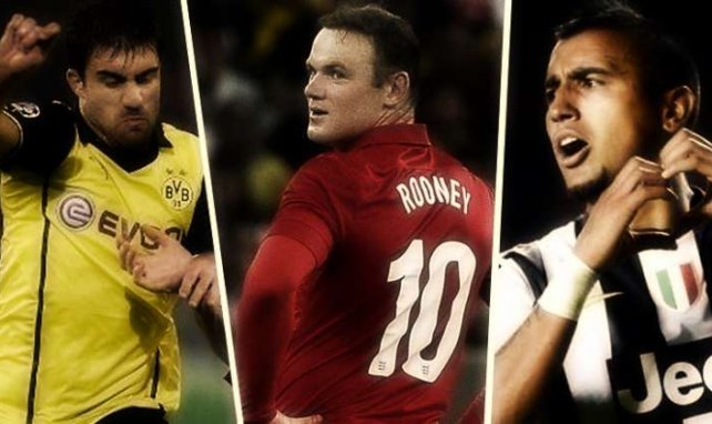 Gehörten zu den Besten: Sokratis, Rooney & Vidal