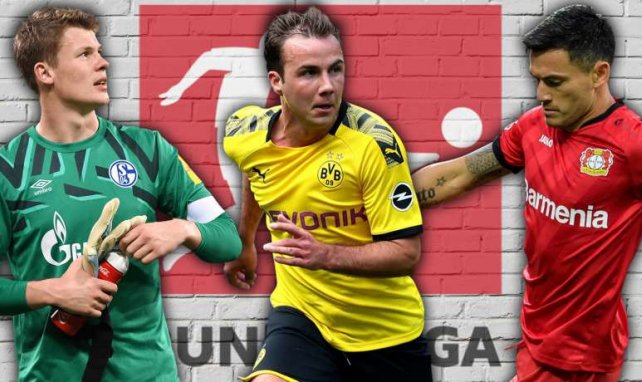 Alexander Nübel, Mario Götze und Charles Aránguiz (v.l.n.r.) sind echte Schnäppchen