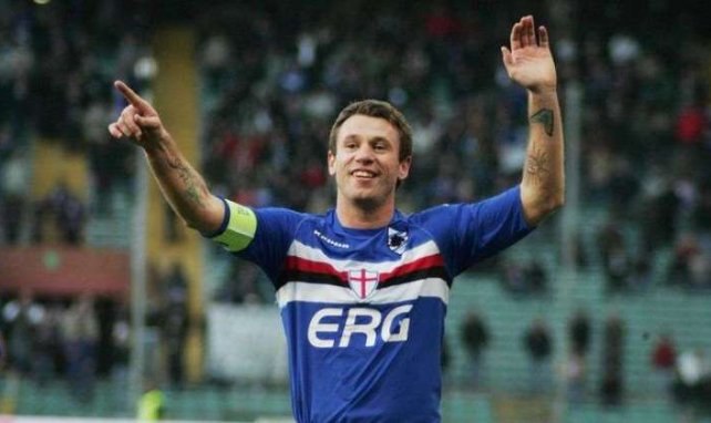 Sampdoria Genua Antonio Cassano