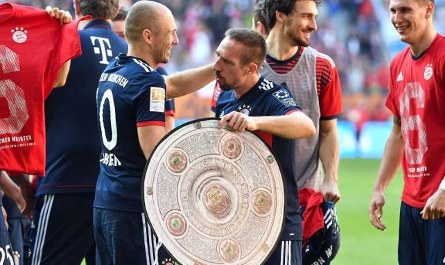 Arjen Robben und Franck Ribéry wurden zum siebten Mal gemeinsam Meister