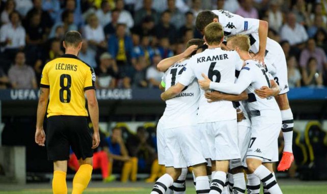 Borussia Mönchengladbach freut sich über einen 3:1-Sieg