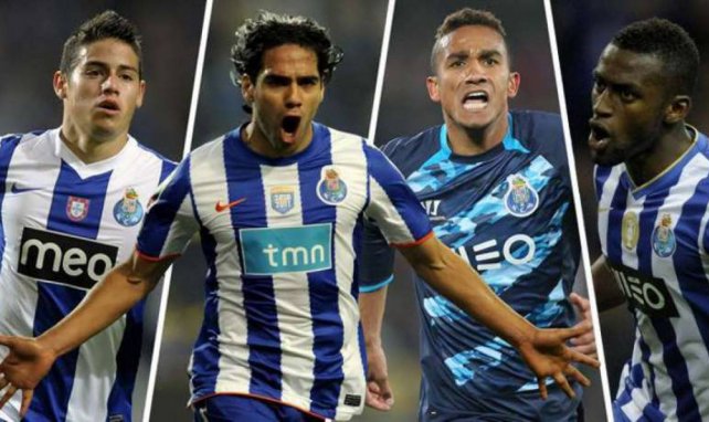 Brachten Porto 158,5 Millionen Euro: James, Falcao, Danilo, Jackson