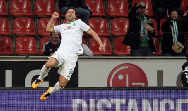 Claudio Pizarro erzielte gegen Bayer einen Dreierpack
