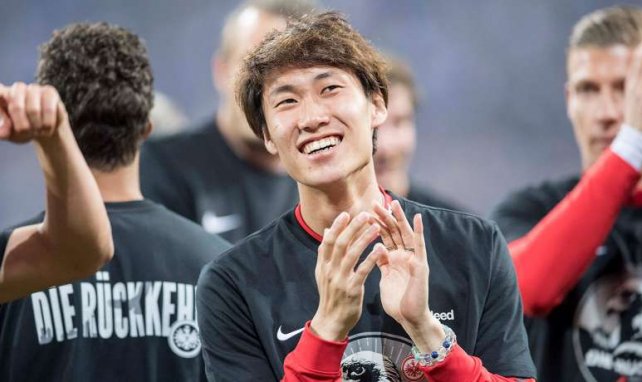 Daichi Kamada feierte im Sommer den DFB-Pokal-Sieg
