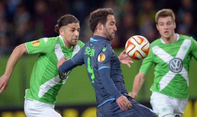 Die Wolfsburger konnten gegen Neapel nur staunen