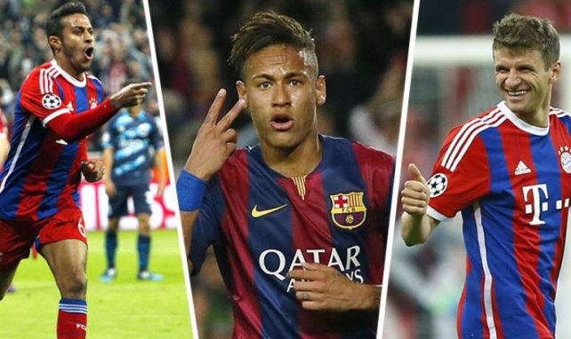 Drei für die Top-Elf: Thiago, Neymar und Müller